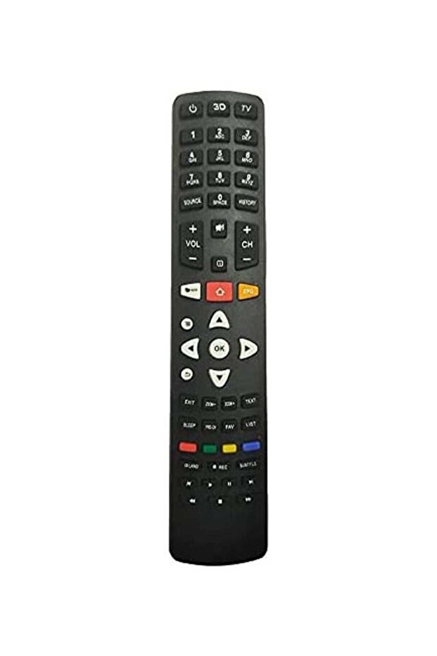 Remote Control For Tcl, Jac, Unionaire Screen Black