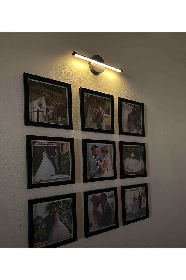 41 cm Resim Aplik, Flüt Aplik, Banyo Apliği, Tablo Apliği PİLLİ VE YAPIŞKANLI - 1