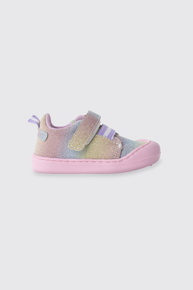 Baby Girl Glittery First Step Shoes