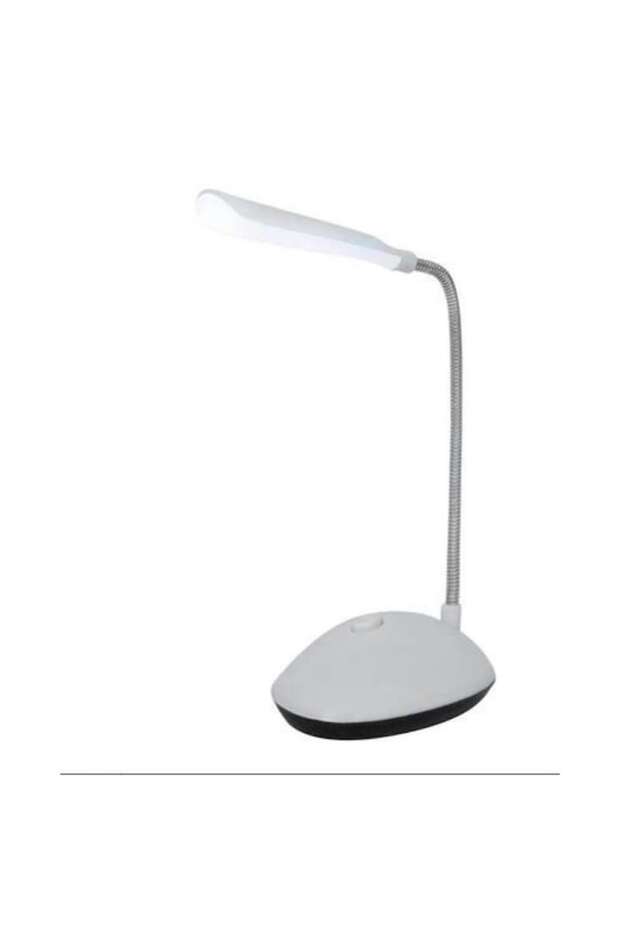 Desk lamp with 3 LEDs, flexible, touch control, white - 2