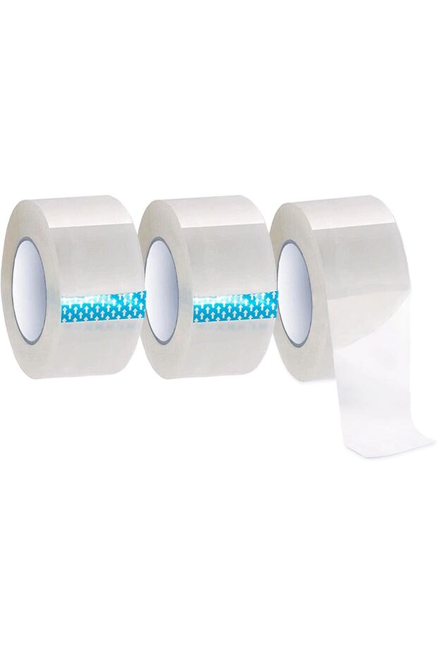 Clear Packing Tape - 48mm x 50 yards (3 Pieces)