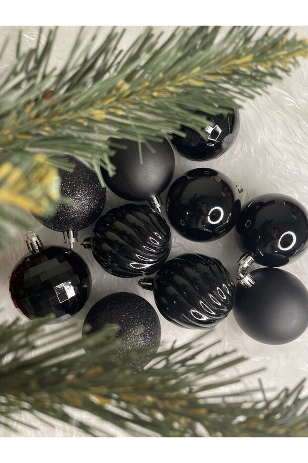 Коледна украса - Черно - 17