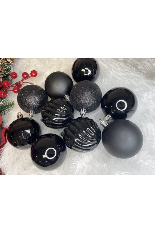 Коледна украса - Черно - 15