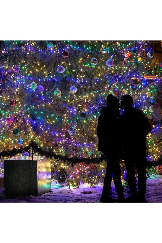 Christmas tree lighting system, 17.5 meters, 300 LEDs, 8 functions, multicolor - 10
