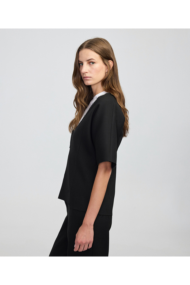 Çift parça colorblock bluz - 5