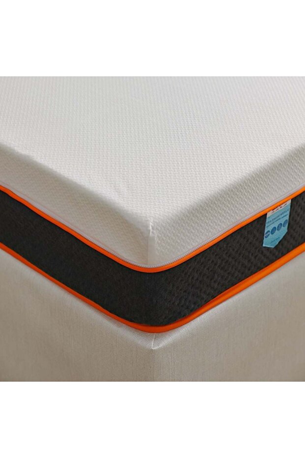 Water resistant Bonnell Spring Mattress with PU Coated Fabric with zip 190x90x23|Single Mattress