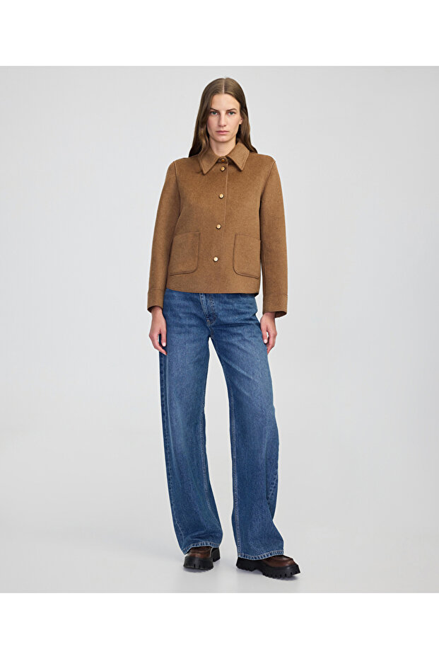 جاكيت قميص من مزيج الصوف - 6