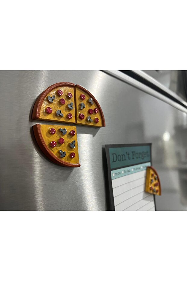 4 Dilim Pizza Magnet - 4