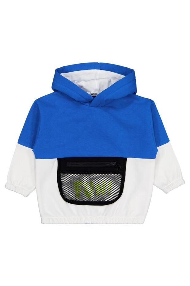 Fun Printed 2-5 Years Old Sweatshirt - Blue 4-5 Years Old