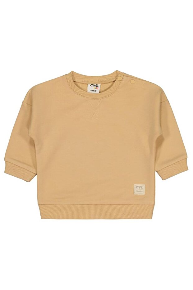 Civil Basic Timeless 6-18 Months Sweatshirt - Brown 12-18 Months