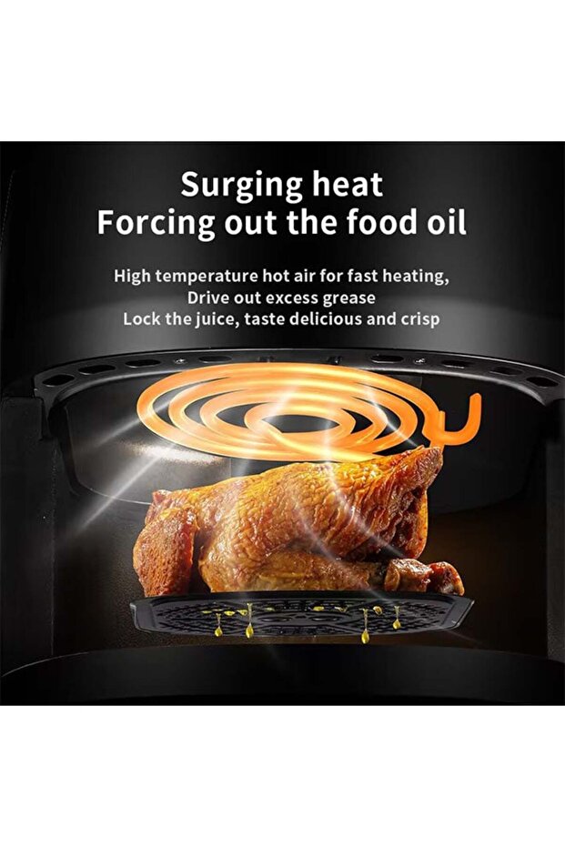Air Fryer 8 L,Multi-functional Cooking Function,Smart Touch Control,Precise Temperature Control - 5