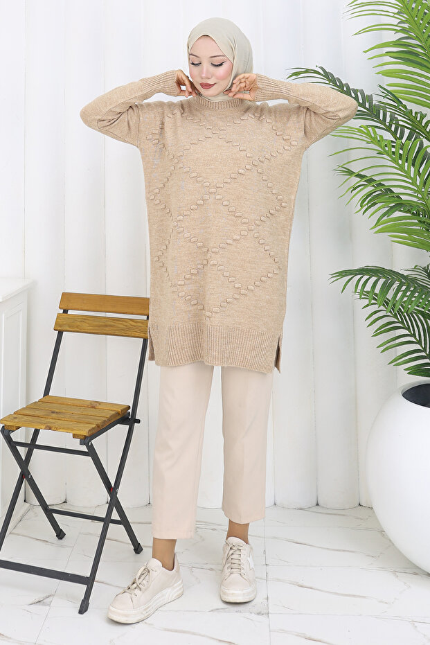 Triko Kazak S3019 Vizon - 1