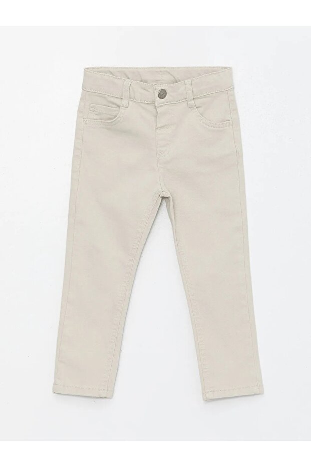 LCW Kids Bej Basic Erkek Bebek Pantolon - 2