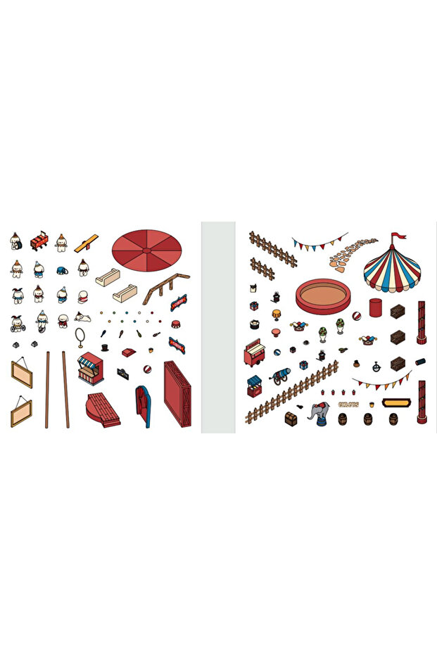 3D Sticker Set Circus - 2