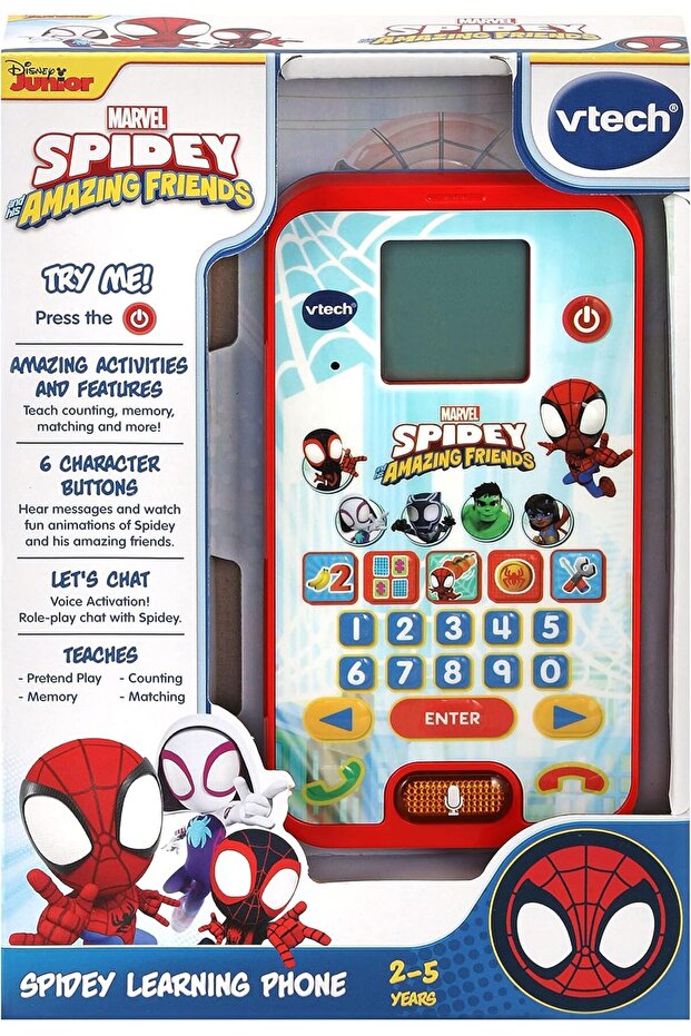 VTech Spidey and His Super Friends Learning Phone (Multicolor)