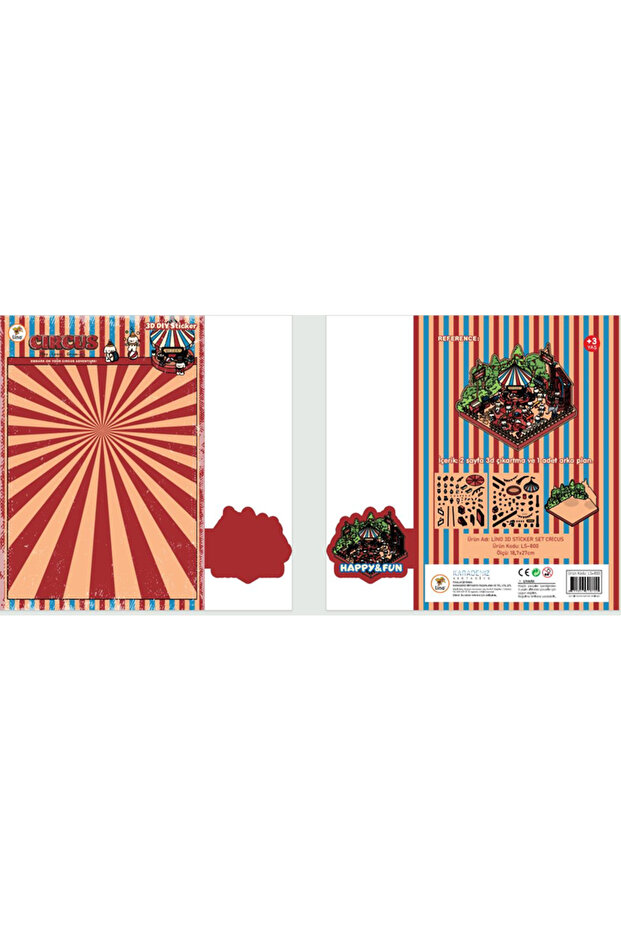 3D Sticker Set Circus - 3