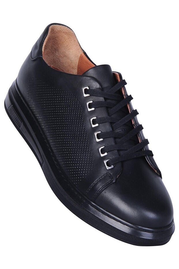 8950 Black Napa Leather Men's Casual Shoes