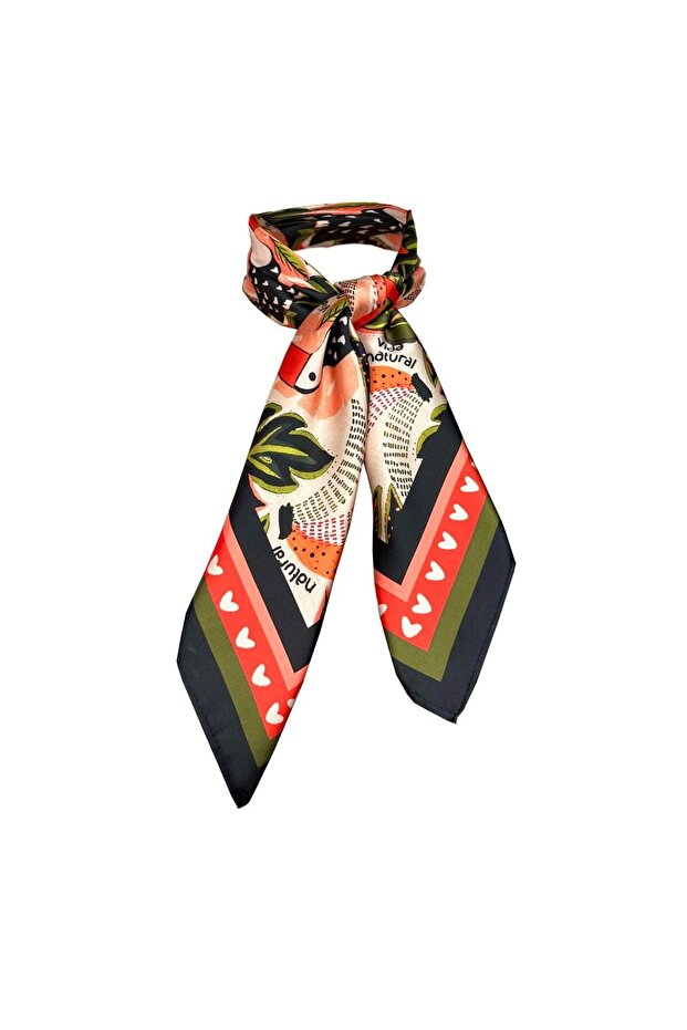 Scarf papağan fular 70*70 cm - 1