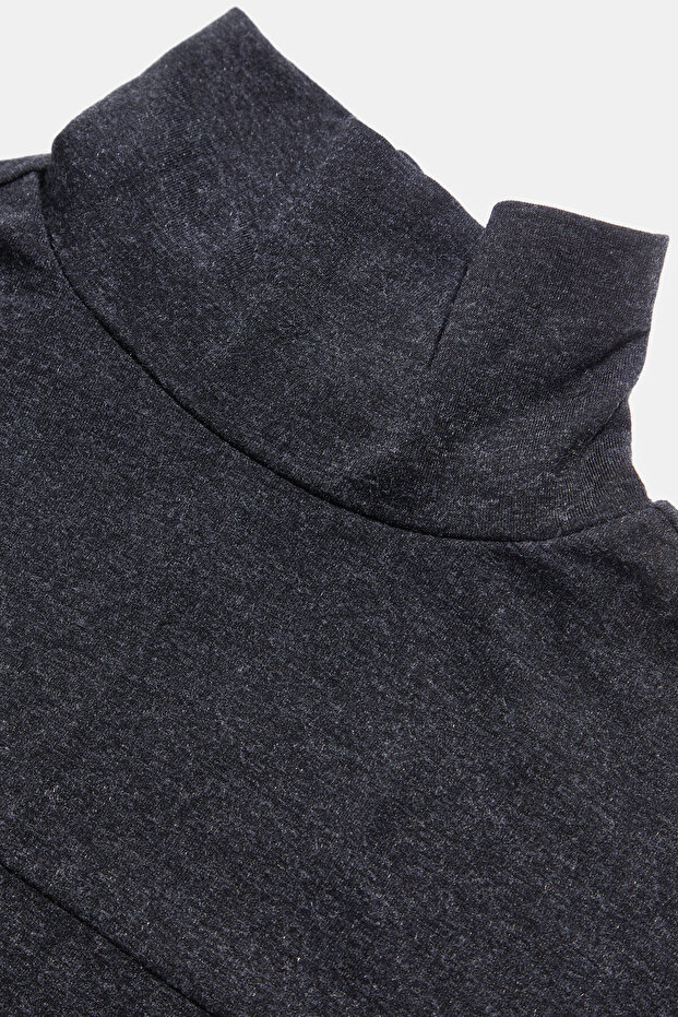 SİYAH BALIKÇI YAKA TSHIRT - 3