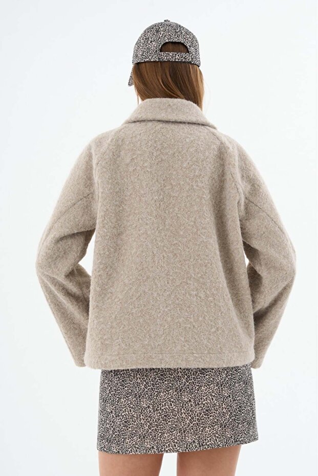 Keçe Hırka Bej - 4