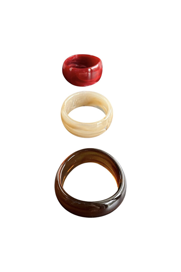 3-Piece Voluminous Bone Bracelet Set - 2