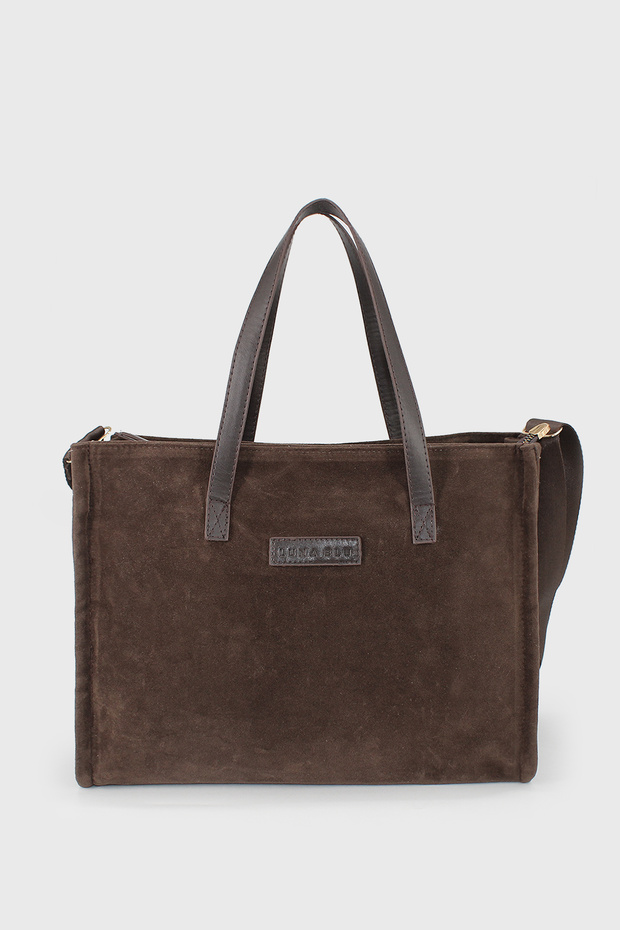 Women's Suede Shopper Bag