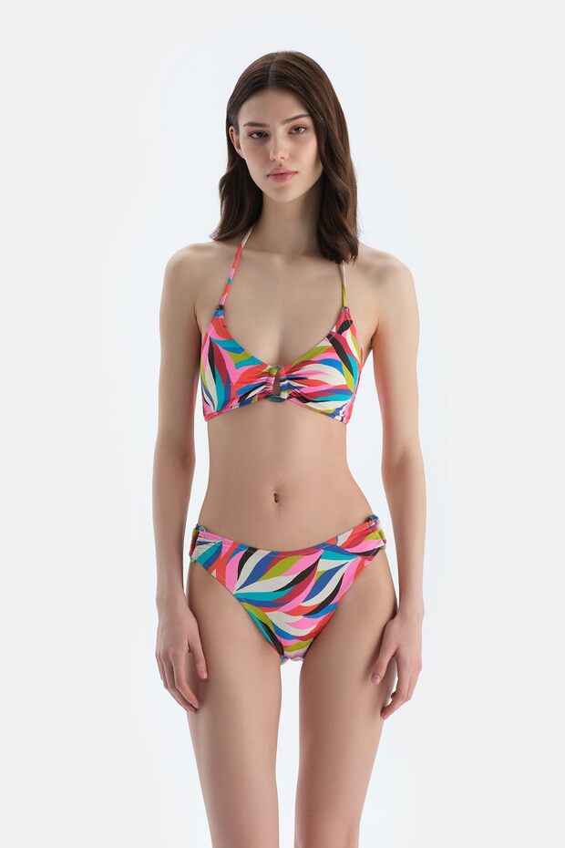 Multicolor Orta Bel Bikini Alt - 4
