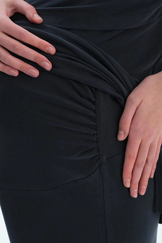 Siyah Modal Hamile Pantolon - 6