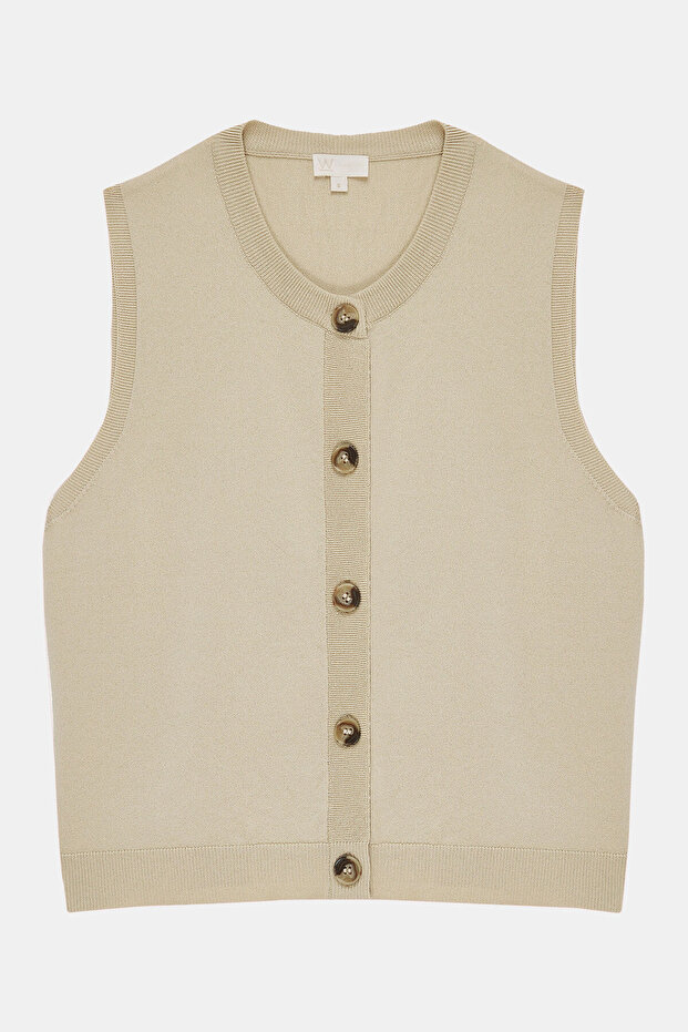 BEJ KOLSUZ TRİKO - 1