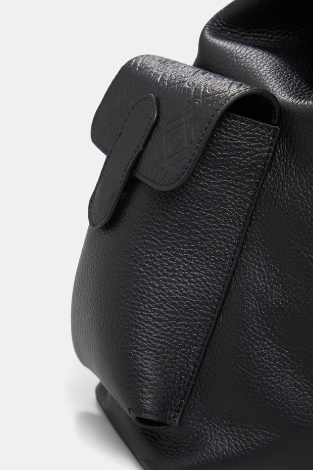 SİYAH DERI ÇANTA - 5