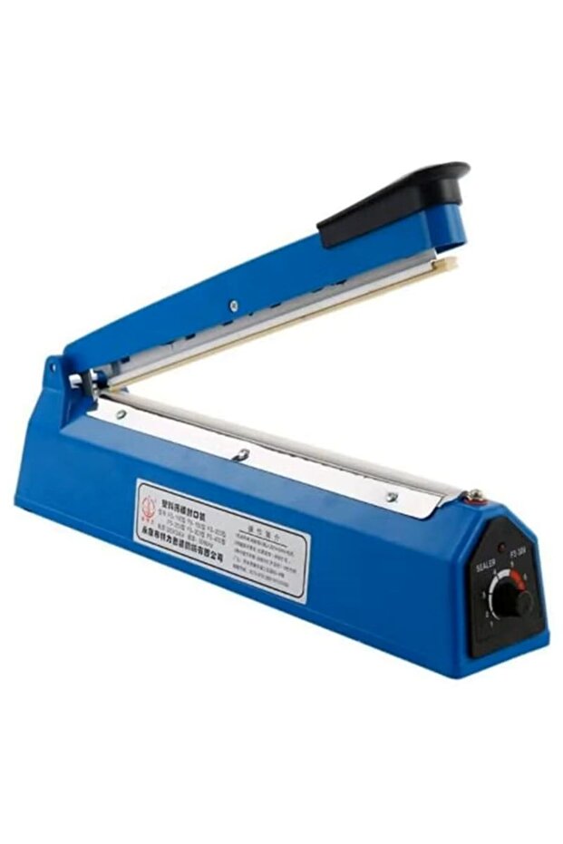 ماكينة إغلاق الأكياس البلاستيكية أزرق / فضي 40سم - 2