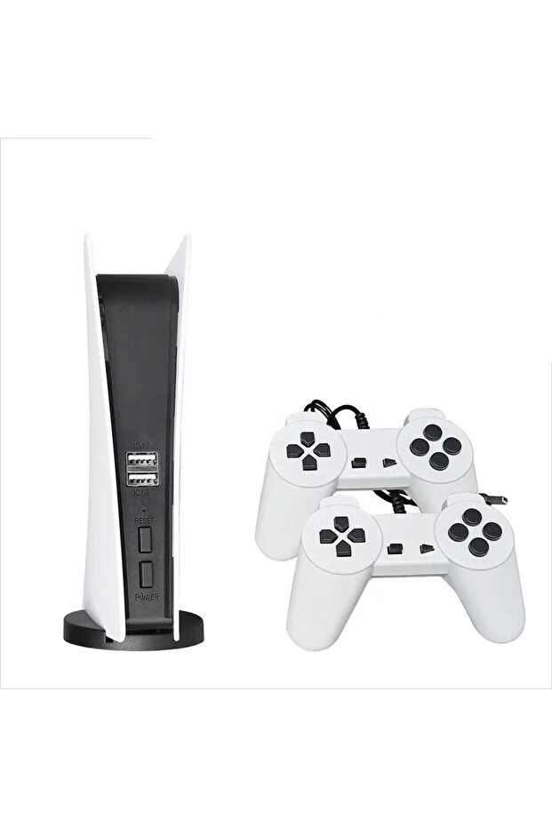 Classic Retro Game Station 5 – 200 Built-in 8-Bit Games, USB Wired Console with AV Output for TV - 1