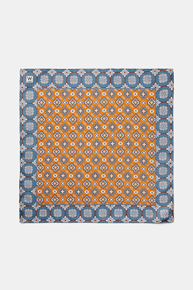 GRİ İPEK MENDİL - 1