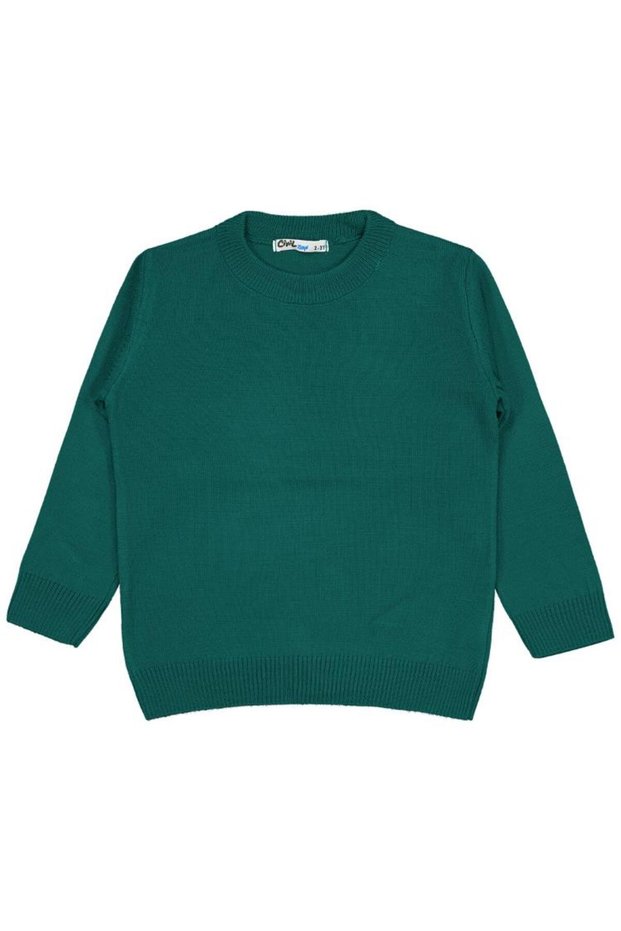 Basic 2-5 Years Old Sweater - Green 5-6 Years Old