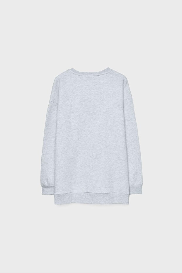 Ayıcık işlemeli sweatshirt - 7