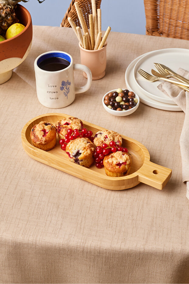 Bambu Lora Saplı Sunumluk 33 cm - 6