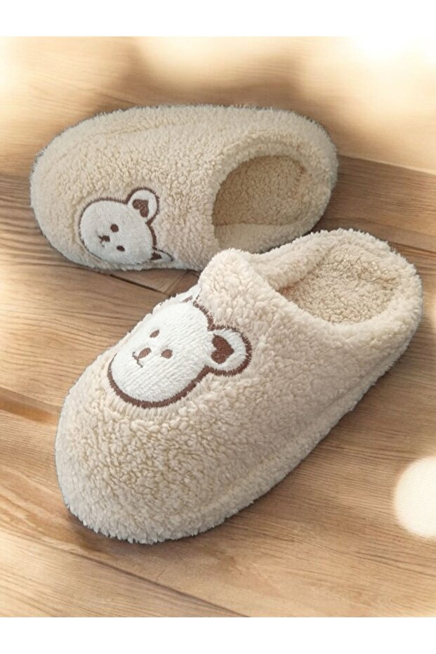 Plush bear slippers - 2