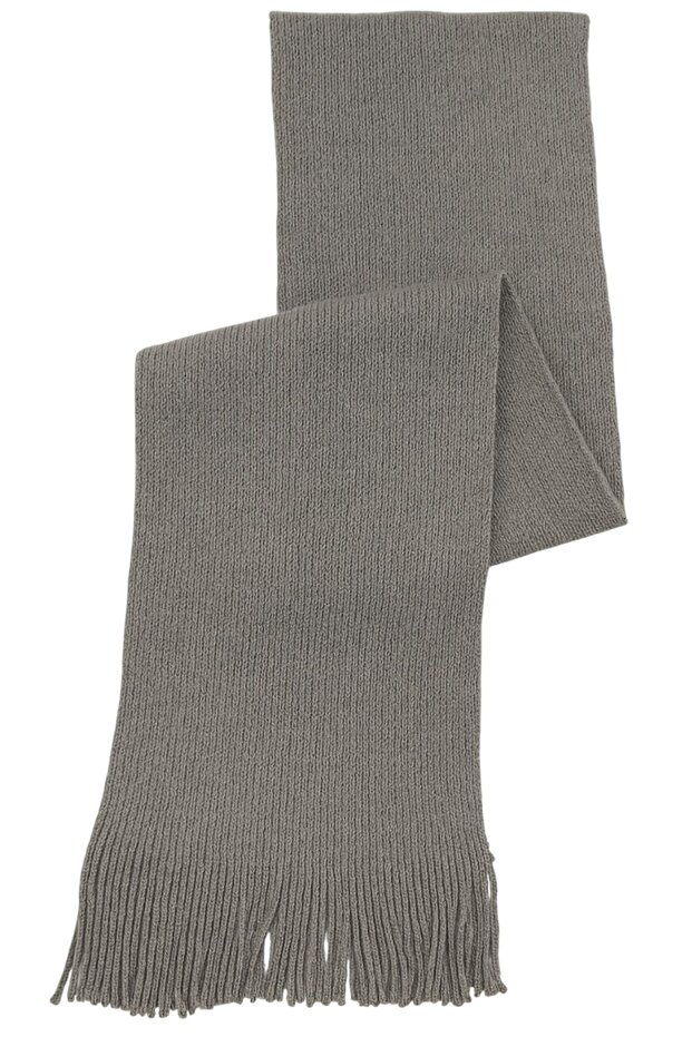 Winter Soft Textured Tassel Detailed Stretchy Knitwear Knitted Basic Scarf