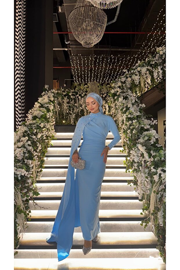 Serena Taşlı Elbise - 1