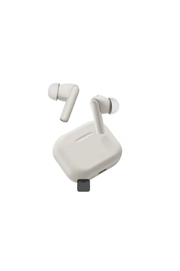 Bowie E17 True Wireless Bluetooth Earphones With Dual Mic ENC & Punchy Bass - Stellar White