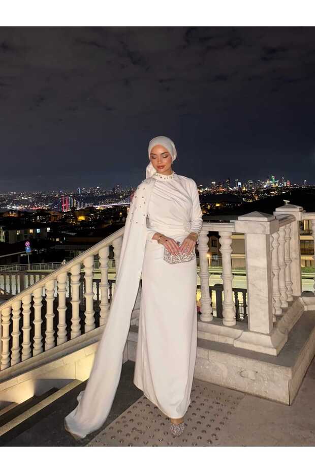 Serena Taşlı Elbise - 2