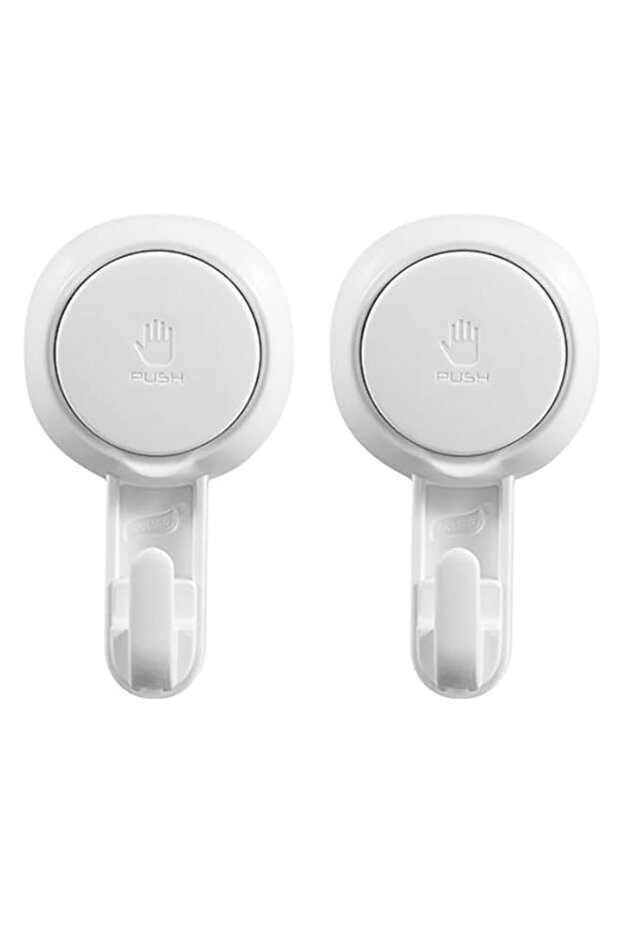2 Pack Powerful Vacuum Suction Cup Hook, Heavy Duty for Shower, Waterproof Suction Hanger for Bathr