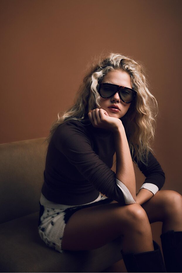 سترة محبوكة أساسية برقبة عالية - 4