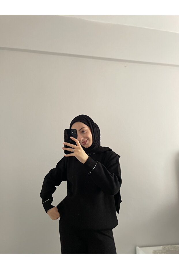 بدلة تريكو مخططة - 2