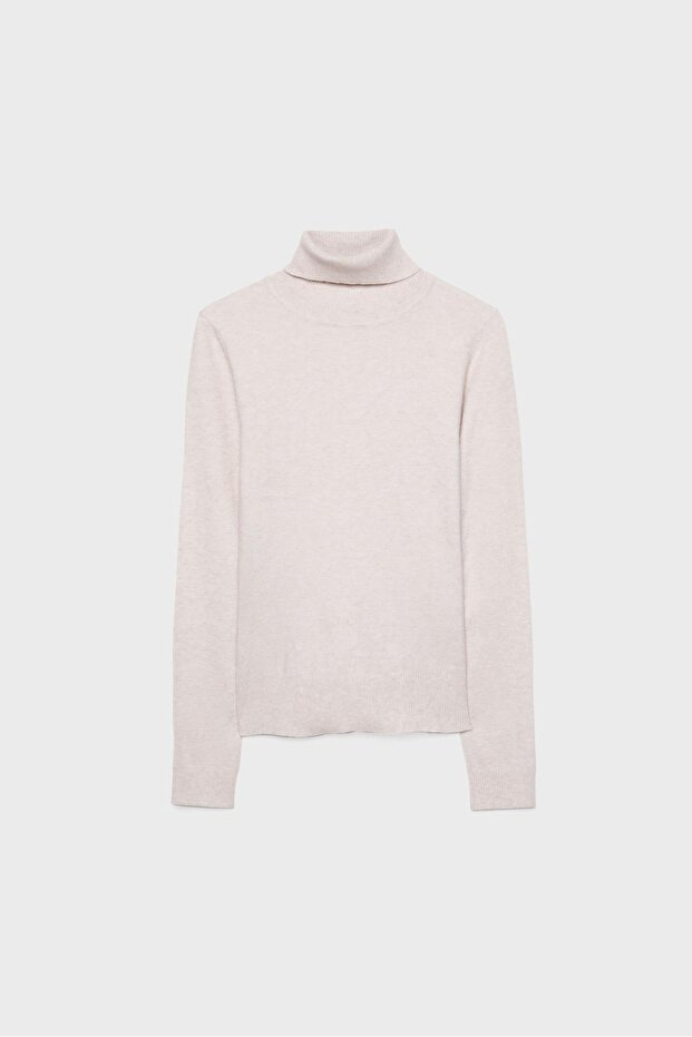 سترة محبوكة أساسية برقبة عالية - 6