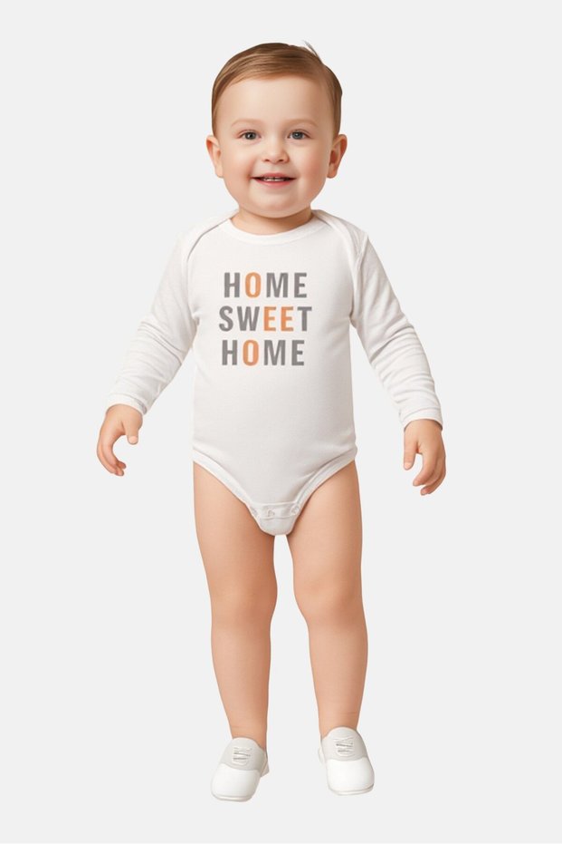 Toddlers Girl 3 Pcs Crew Neck Allover Print Long Sleeves Rompers, Multicolor