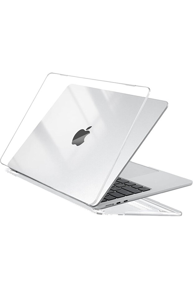 Hard Plastic Shell Case for MacBook Air 13.6 inch (M4/M3/M2) - Crystal Clear