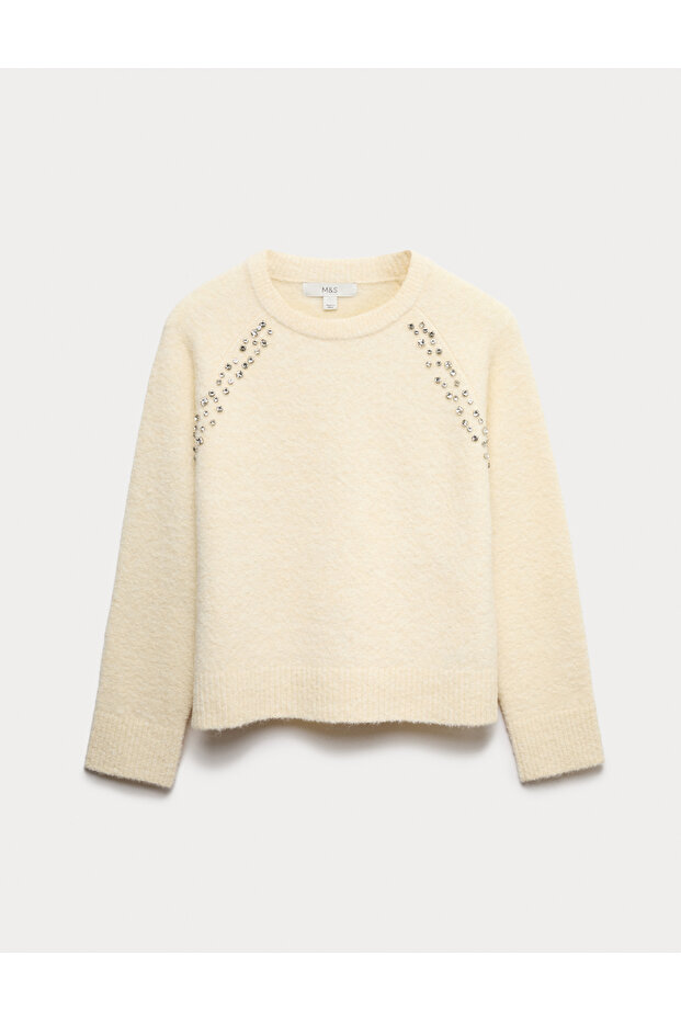 Taş Detaylı Kazak - 5