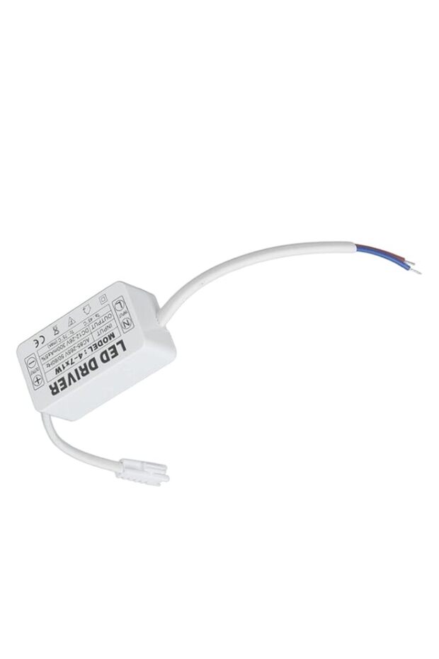 Ejoyous 4-7X1W LED Driver Transformer, Constant Current 300mA, Power Supply, Input Output DC12-26V