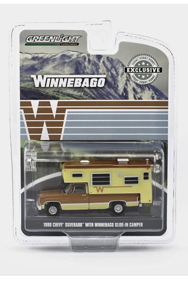 1:64 1986 Chevy Silverado with Winnebago – Diecast Car with Synoverse Book Gift